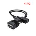 WESOPRO 2 in 1 OTG Cable Replacement for Fire Stick 4K Compatible with Android Phone Tablet Micro USB Host with Micro USB Power. 