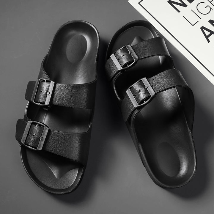 Men's%20straight%20line%20slippers%20plastic%20EVA%20one-time%20molding%20waterproof%20and%20wear-resistant%20human%20functional%20learning%20sandals%20-%20Image%203