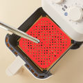 Air Fryer Silicone Liner Mat Reusable Non-Stick Baking Mat Round Square Kitchen Air Fryer Accessories.