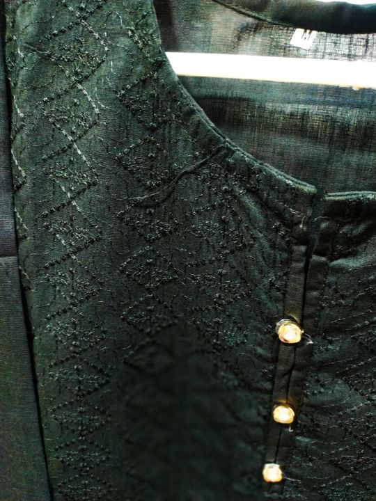 Simple%20Black%20Cotton%20Chicken%20Kurti%20for%20Women%20Traditional%20Long%20Top%20for%20Party%20Wedding%20Wedding%20Ethnic%20Wear%20Simple%20Design%20-%20Image%202