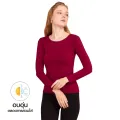 Cara Cara long sleeve thermal underwear women Aero capsule thermal fleece warm high elastic soft comfortable CVN-PLA002. 
