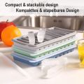Ice Cube Tray Long Ice Stick Tray Silicone with Lid Rectangular Narrow Stick Easy Release Ice Mold for Juice Cocktail Bar Tools. 