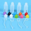 Precision Tip Applicator Bottle 10ml 4 Needle Tip Squeeze Bottles and 10 Tips for Acrylic Painting DIY Quilling Paper Craft. 