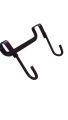  Multi Purpose Metal Hooks for Drawer, Cabinet, Fence, Kitchen and Bathroom, Black & White. 