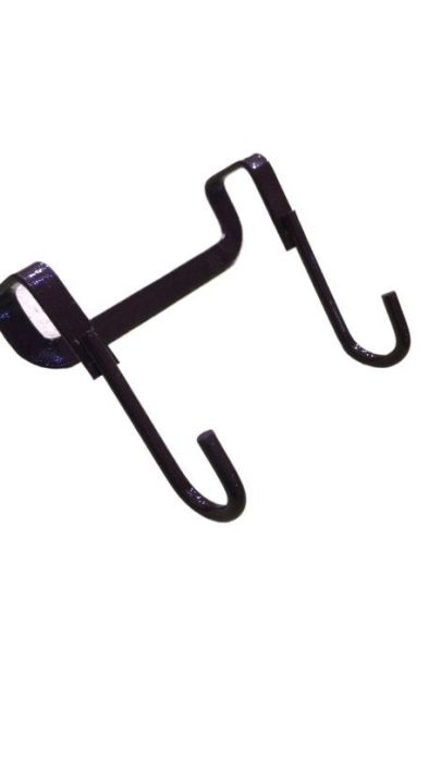  Multi Purpose Metal Hooks for Drawer, Cabinet, Fence, Kitchen and Bathroom, Black & White