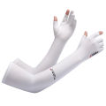 UV Solar Arm Sleeves Men Cycling Gloves Hand Long Sleeves Driving Arm Cover Summer Woman Cool Muff Sun Protection Motorcyclist.