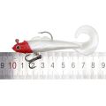 BURLE 10cm 9.5g Bass Pike Swimbait Artificial Bait Carp Pesca Pre-rigged Jig Head Eel Lure Sandeel Soft Fishing Lure. 