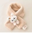 1pcs Boys Girls Winter Scarfs Thick Plush Cros Children's Scarf Baby Bib Cute Cartoon Rabbit Faux Fur Neck Protection Warm Shawl.