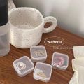 Transparent Plastic Jewelry Box with Buckle Closure Large Capacity 30 Compartments Storage Container for Small Accessories.