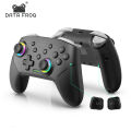 Data Frog Wireless Controller For  Switch OLED/LITE/PC Console Pro Gamepad with Programmable Turbo Function RGB Light. 