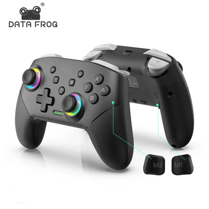 Data%20Frog%20Wireless%20Controller%20For%20%20Switch%20OLED/LITE/PC%20Console%20Pro%20Gamepad%20with%20Programmable%20Turbo%20Function%20RGB%20Light%20-%20Image%206