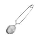 Stainless Steel Spoon Tea Ball Infuser Filter Squeeze Leaves Herb Mesh Strainer Tea Infuser in Mesh Tea Ball with Handlet Silver. 