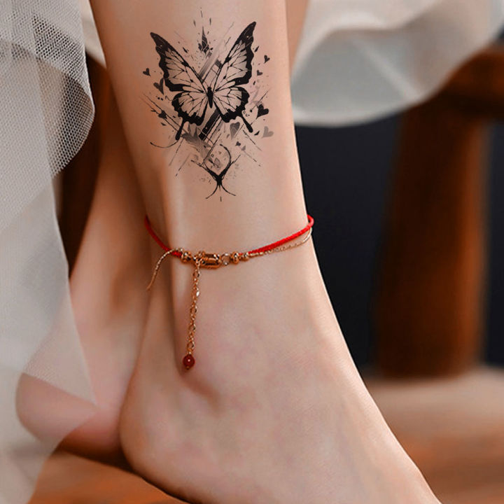10%20Sheets%20Butterfly%20Pattern%20Temporary%20Tattoos%20For%20Women%20Men%20Waterproof%20Flower%20Fake%20Tattoo%20Stickers%20for%20Hand%20-%20Image%202