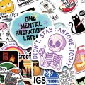 100Pcs Cartoon Snarky MEME Stickers Decals For Phone Scrapbook Skateboard Suitcase Refrigerator Graffiti Aesthetic Stickers. 