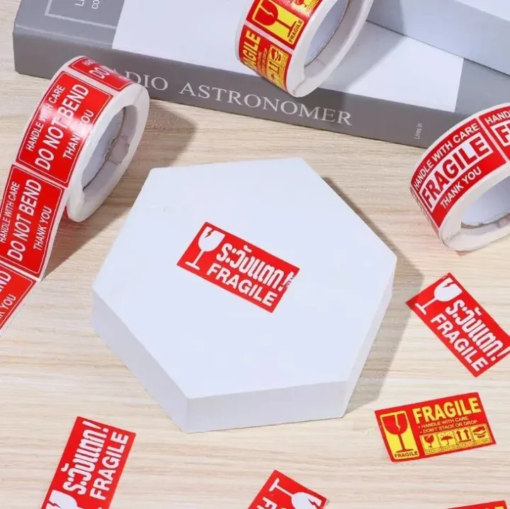 250Pcs%20Fragile%20Warning%20Sticker%20Roll%20Handle%20With%20Care%20Keep%20Shipping%20Express%20Label%20Useful%20Tag%20-%20Image%205
