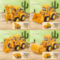 Inertial Car Toy Engineering Vehicle Model Car Press Sliding Excavator Bulldozer Children Educational Construction Vehicle Kids. 