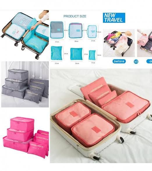 6%20pcs%20Travel%20Storage%20Bag%20Set%20Luggage%20Divider%20Container%20Travel%20Suitcase%20Organizer%20Clothes%20Pouch%20Storage%20Case%20-%20Image%202