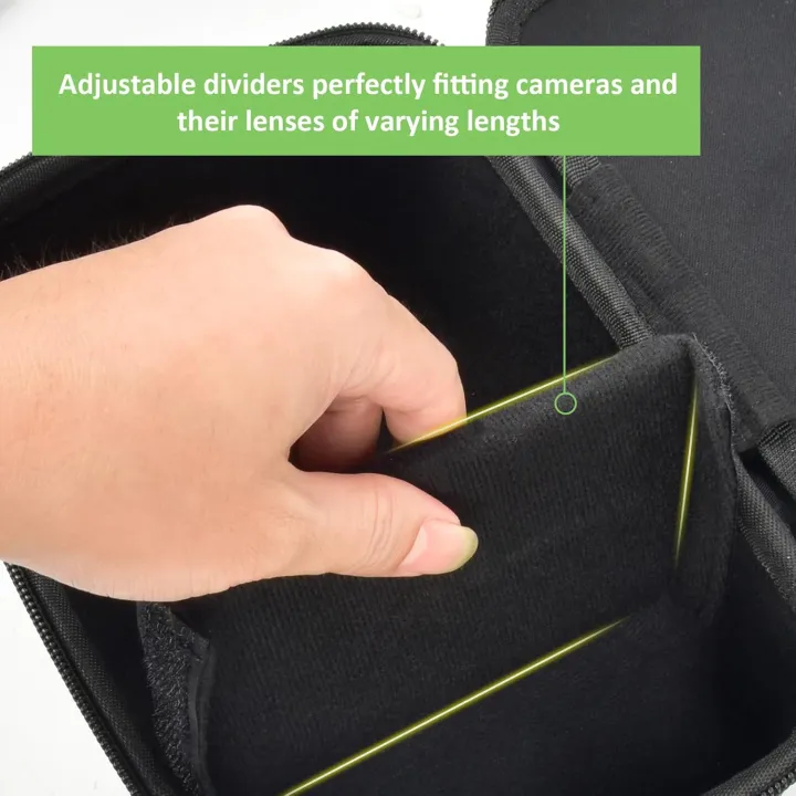 (Case%20only)%20Digital%20Camera%20Case%20Compatible%20with%20Canon%20EOS%20Rebel%20T7/%2090D/%204000D/%20T100%20DSLR%20Cameras,%20Also%20for%20Sony%20Alpha%20a6400%20-%20Image%206