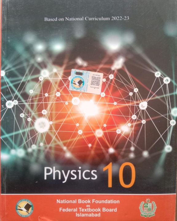 Textbook of Physics Class 10 New Edition 2025 National Book Foundation as Federal Text Book Board Islamabad