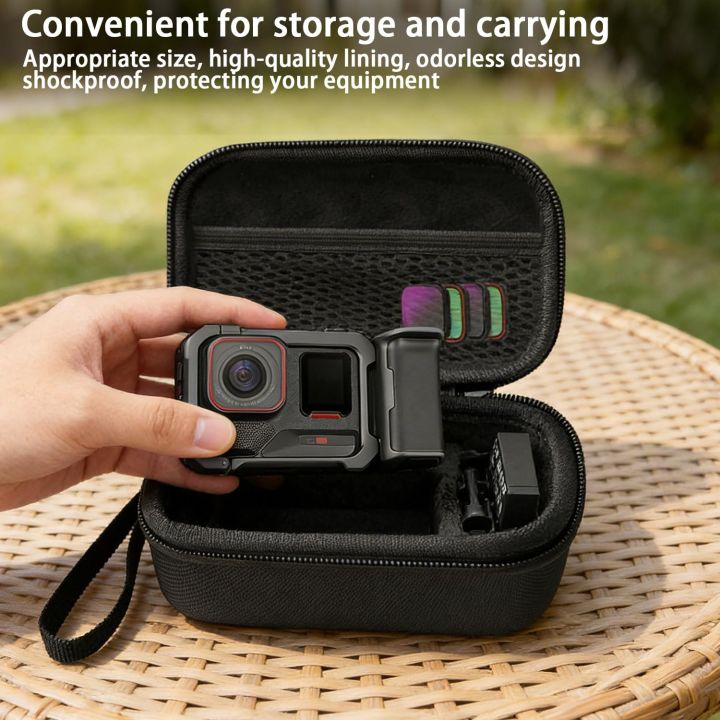 Case%20for%20Insta360%20Ace%20Pro/Ace%20Pro%202,%20Waterproof%20&%20Shockproof,Dedicated%20Battery%20Compartment%20&Durable%20Black%20Protective%20Storage%20Box%20-%20Image%203