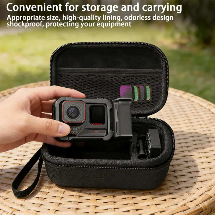 Case%20for%20Insta360%20Ace%20Pro/Ace%20Pro%202,%20Waterproof%20&%20Shockproof,Dedicated%20Battery%20Compartment%20&Durable%20Black%20Protective%20Storage%20Box%20-%20Image%203