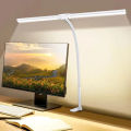LED Desk Lamp Double/Single Head Architect Desk Lamps Office Eye-Caring Desk Light Stepless Dimmable Adjustable Gooseneck Lamp. 