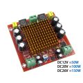 150W Mono Channel Digital 3116 Power Audio Amplifier Board Preamplifier NE5532 Class D DC12-24V Subwoofer. 