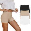 New Design Ladies Seamless Ice Silk Solid Biker Shorts Boxer Short Leggings Sports Yoga Pants Women's Shorts Panties T1584.