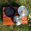 Leaftour Stainless Steel Camping Cookware Set Kettle Pot Pan - Outdoor Cooking Essentials for 2-3 Person. 