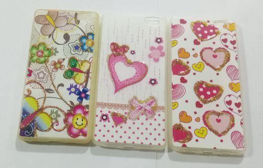 Huawei P8 Lite 4G fancy pouch Kitty pouch glitter pouch full copy cover mobile case