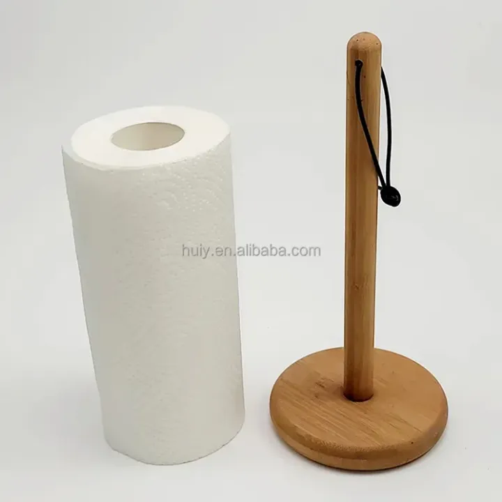 wooden%20%20Paper%20Towel%20Holder%20Countertop%20Tissue%20Holder%20Rack%20wooden%20Kitchen%20Tissue%20Paper%20Towel%20Stand%20-%20Image%202