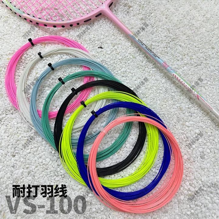 original-vs-100-badminton-racket-strings-durable-nylon-pack-of-5-pcs