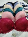 Double Padded Net   Bra  With Wire  for Women  & girls enhance Beauty Push Up Bra Ladies Undergarments. 