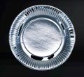 Paper Plates | Disposable Plates | Silver foil coated paper plates | 8 inches diameter | Theme party plates. 
