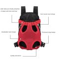 Double Shoulder Breathable Portable Travel Pet Dog Carrier Backpack Mesh Carrier Front Bag for Small Dog Cats Outdoor. 