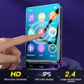 MP3 Music Player with Bluetooth 5.0 HiFi MP4 Walkman Full Touch Screen Built-in Speaker Recorder Camera Video Player FM/E-book. 