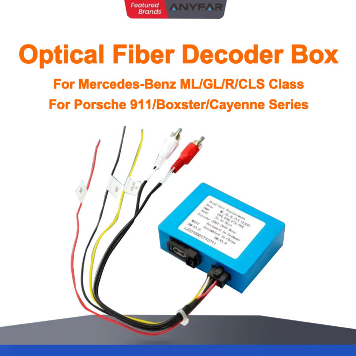 Car Stereo Radio Optical Fiber Decoder Most Box For Benz B200 ML SL SLK ...