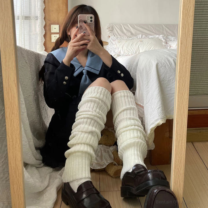 1Pair%20Y2K%20Over%20Knee%20Leg%20Warmer%20Lengthened%2070cm%20JK%20Uniform%20Long%20Socks%20Lolita%20Knitted%20Boot%20Socks%20Pile%20Up%20Socks%20Foot%20Warming%20Cover%20-%20Image%203