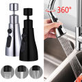 3 In 1 Kitchen Faucet Extender Universal 360° Rotate Pull Out Kitchen Tap Multi-mode Strong Flushing Booster Kitchen Accessories. 