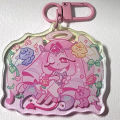Game Cookie Kingdom Eternal Sugar Cookie Cosplay Keychain Acrylic Key Chain Cute Figure Keyring Bag Decoration. 