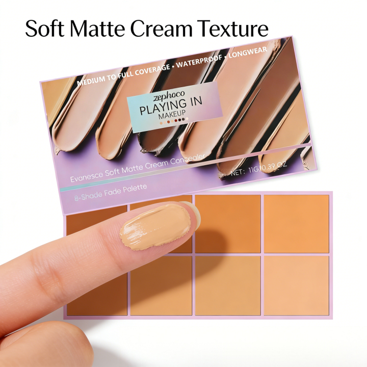 Zephoco%20High%20Coverage%20Makeup%20Concealer%20Long%20Lasting%20Waterproof%20Cover%20Dark%20Circles%20Removal%20Matte%20Concealer%20Palette%20Cosmetics%2011g%20-%20Image%203
