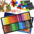 MUNGYO Artist Oil Pastel Set 12/25/50 Professional Painting Drawing Graffiti Art Crayons Washable Round Non Toxic Sticks. 