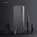 Hongdian 6013 Matte Black Fine Nib Fountain Pen with Metal Box Titanium Black Gift Pen Set.