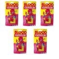 2024 Newest Hot Halloween Decoration Spoof Toy Blood Pill Fake Blood Pill Simulated Capsule Makeup Performance Scary Fun Props. 