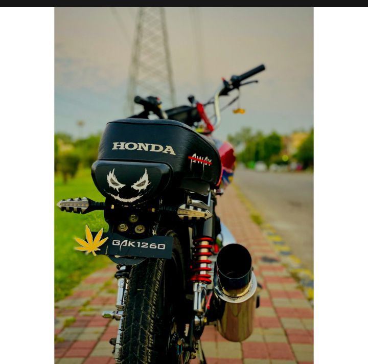 Back cut Mudguard with fitting fancy motorcycle Rear short cut fender pindi mudguard for universal cafe racer chopper motorcycle modification fender for all 70cc bikes