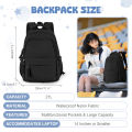 Fashion School Backpack Teenager Black College Korean Bags Ins Daypack Leisure Casual Laptop Bags Boys Girls Travel Backpack New. 