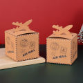 10pcs Mini Suitcase Candy Box Travel Map Classic Theme  Box For Wedding Birthday Favor Present Boxes Packing. 