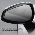 2Pcs Carbon Fiber Car Rearview Mirror Eyebrow Rain Cover for Suzuki Swift Car Accessories. 