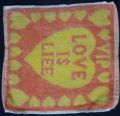 Love Handkerchief or Pocket Rumal (1 Piece) - towel.