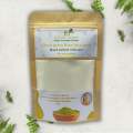 Green gram flour face pack. 
